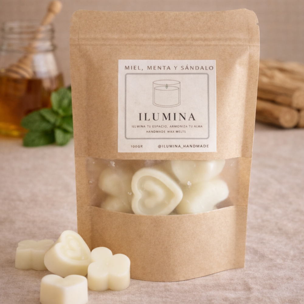 Wax Melts - Miel, menta y Sándalo